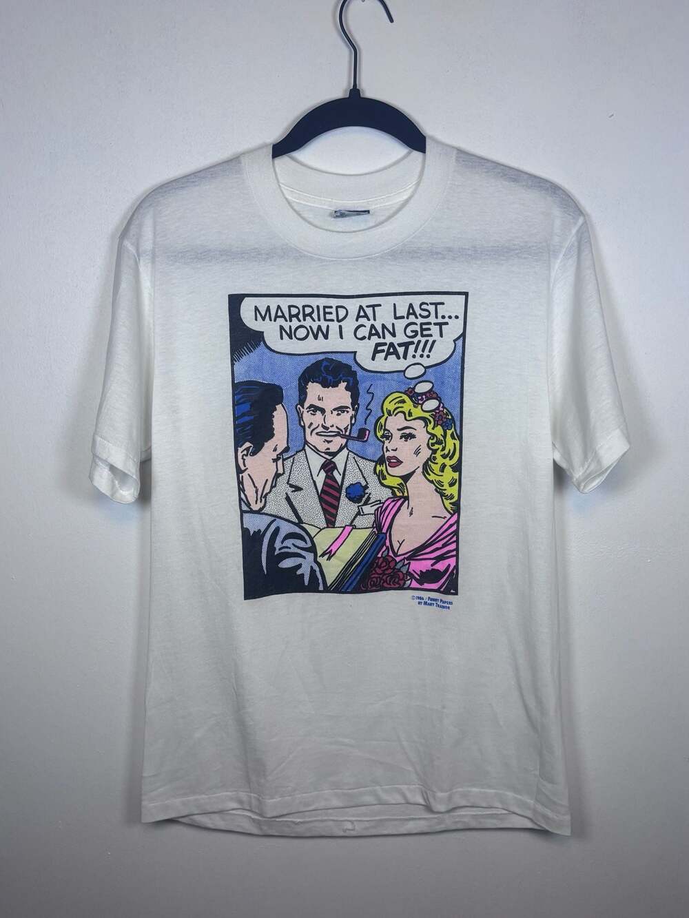 1986 Funny Papers By Mary Trainor Married At Last Now I Can Get Fat Pop Art